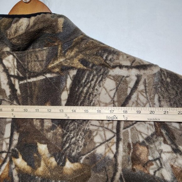 Gander Mountain Guide Series Reversible Fleece Brown Camouflage Jacket Men's XL - Picture 10 of 11